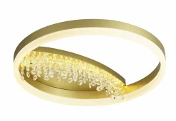 B-Leuchten LED-Deckenleuchte 1flg goldfarben^ Deckenleuchten