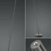 B-Leuchten LED-Stehleuchte 1flg goldfarben^ Stehleuchten