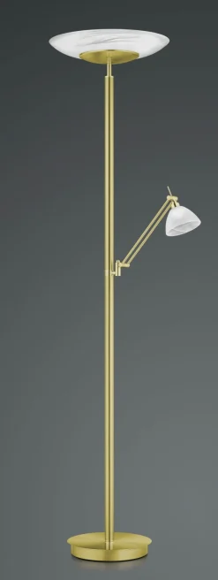 B-Leuchten LED-Stehleuchte 2flg gelb^ Stehleuchten