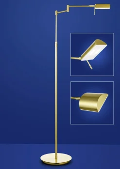 B-Leuchten LED-Stehleuchte 1flg gelb^ Stehleuchten