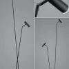 Stehleuchten>B-Leuchten LED-Stehleuchte 2flg schwarz