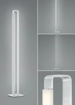 Stehleuchten>B-Leuchten LED-Stehleuchte 1flg grau