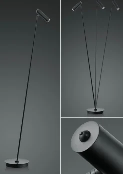 Stehleuchten>B-Leuchten LED-Stehleuchte 1flg schwarz