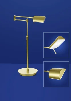 B-Leuchten LED-Tischleuchte 1flg gelb^ Tischleuchten