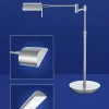 B-Leuchten LED-Tischleuchte 1flg silberfarben^ Tischleuchten