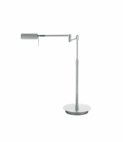 B-Leuchten LED-Tischleuchte 1flg silberfarben^ Tischleuchten