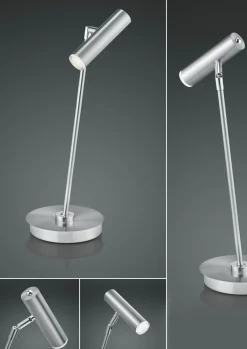 B-Leuchten LED-Tischleuchte 1flg silberfarben^ Tischleuchten