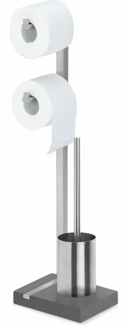 Dekoration|Badzubehör>Blomus Toilettenbutler silberfarben