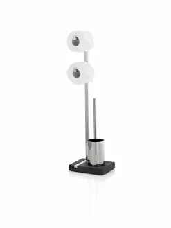 Dekoration|Badzubehör>Blomus WC-Butler silberfarben