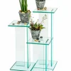 Blumensäule transparent^ Couch- & Beistelltische