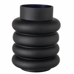 Boltze Vase 20cm schwarz^ Dekoration