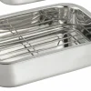 bongusto Bratreine 30cm silberfarben^ Bräter & Schmortöpfe
