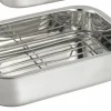 bongusto Bratreine 37,6cm silberfarben^ Bräter & Schmortöpfe