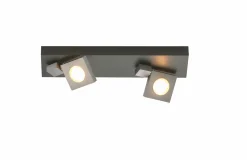 Bopp Leuchten LED-Deckenleuchte 2flg grausilberfarben^ Deckenleuchten