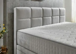 Boxbett grau^ Boxspringbetten|Betten