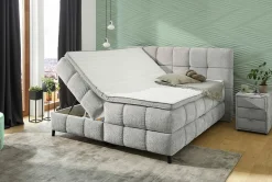 Boxbett grau^ Boxspringbetten|Betten