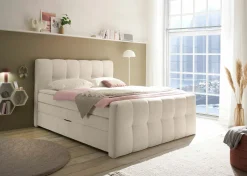 Boxspringbett beige^ Möbelhaus Krefeld|Möbelhaus Düsseldorf