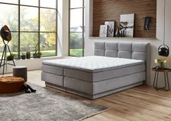 Boxspringbett grau^ Boxspringbetten|Betten