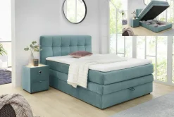 Boxspringbett grau^ Boxspringbetten|Betten
