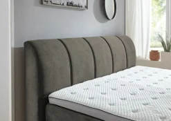 Boxspringbett grau^ Boxspringbetten|Betten