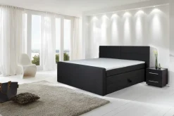 Boxspringbetten|Betten> Boxspringbett schwarz