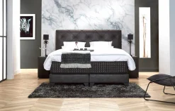 Boxspringbett schwarz^ Boxspringbetten|Betten