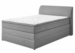 Boxspringbett silberfarben^ Boxspringbetten|Betten