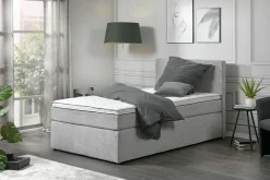 Boxspringbett silberfarben^ Boxspringbetten|Betten