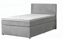 Boxspringbett silberfarben^ Boxspringbetten|Betten