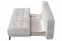 Boxspring-Querschläfer grau^ Sofas & Couches|Schlafsofas