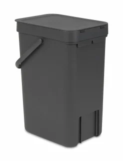 Abfallsammler>Brabantia Abfalleimer 12l grau
