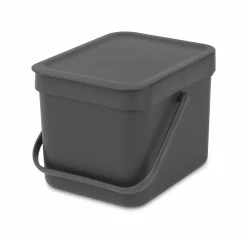 Brabantia Abfalleimer 6l grau^ Abfallsammler