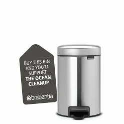 Brabantia Kosmetikeimer 3l grau^ Abfallsammler