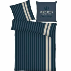 Camp David wäsche blau^ Satin