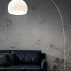 Stehleuchten>casa NOVA Bogen -Stehleuchte silberfarben