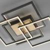casa NOVA casa No LED-Deckenleuchte 1flg schwarz^ Deckenleuchten