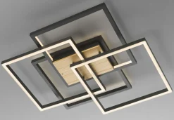 casa NOVA casa No LED-Deckenleuchte 1flg schwarz^ Deckenleuchten
