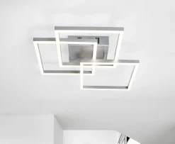 casa NOVA LED-Deckenleuchte silberfarben^ Deckenleuchten