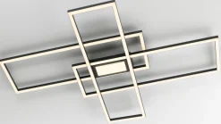 casa NOVA LED-Deckenleuchte schwarz^ Deckenleuchten