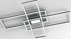 casa NOVA LED-Deckenleuchte schwarz^ Deckenleuchten