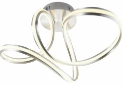casa NOVA LED-Deckenleuchte silberfarben^ Deckenleuchten