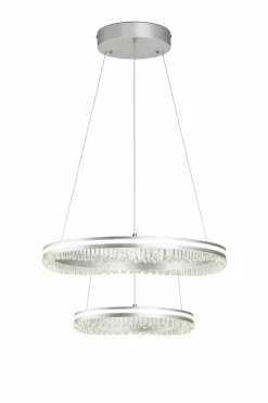 Pendelleuchten>casa NOVA LED-Pendelleuchte silberfarben