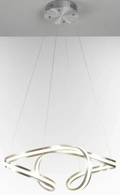 casa NOVA LED-Pendelleuchte silberfarben^ Pendelleuchten