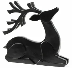 Dekoration>casa NOVA casaNOVA Deko-Hirsch 16cm schwarz