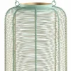 casa NOVA casaNOVA Laterne 40cm blaugoldfarbengrün^ Dekoration