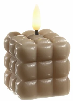 casa NOVA casaNOVA LED Kerze 8cm braun^ Kerzen