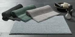 casa NOVA Chenille Badematte silberfarben^ Badteppiche|Badematten