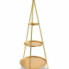 Dekoration>casa NOVA Deko-Etagere goldfarben