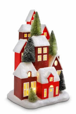 casa NOVA Deko-Stadt 35cm mehrfarbig^ Dekoration