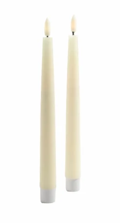 casa NOVA 2er LED-Kerze 22cm beige^ Kerzen